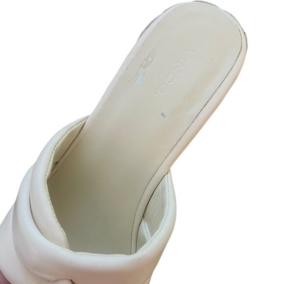 *NWOT Vince Ivory Gilian Espadrille Wedge Slide Sandal – Sz 9 - Picture 7 of 7